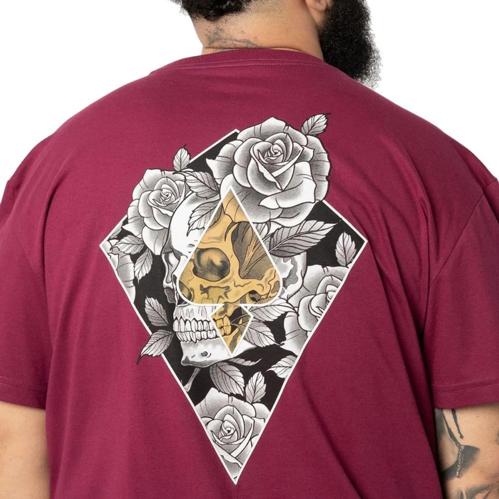 Imagem 4 do produto Camiseta Mcd Caveira Rosas - Masculina
