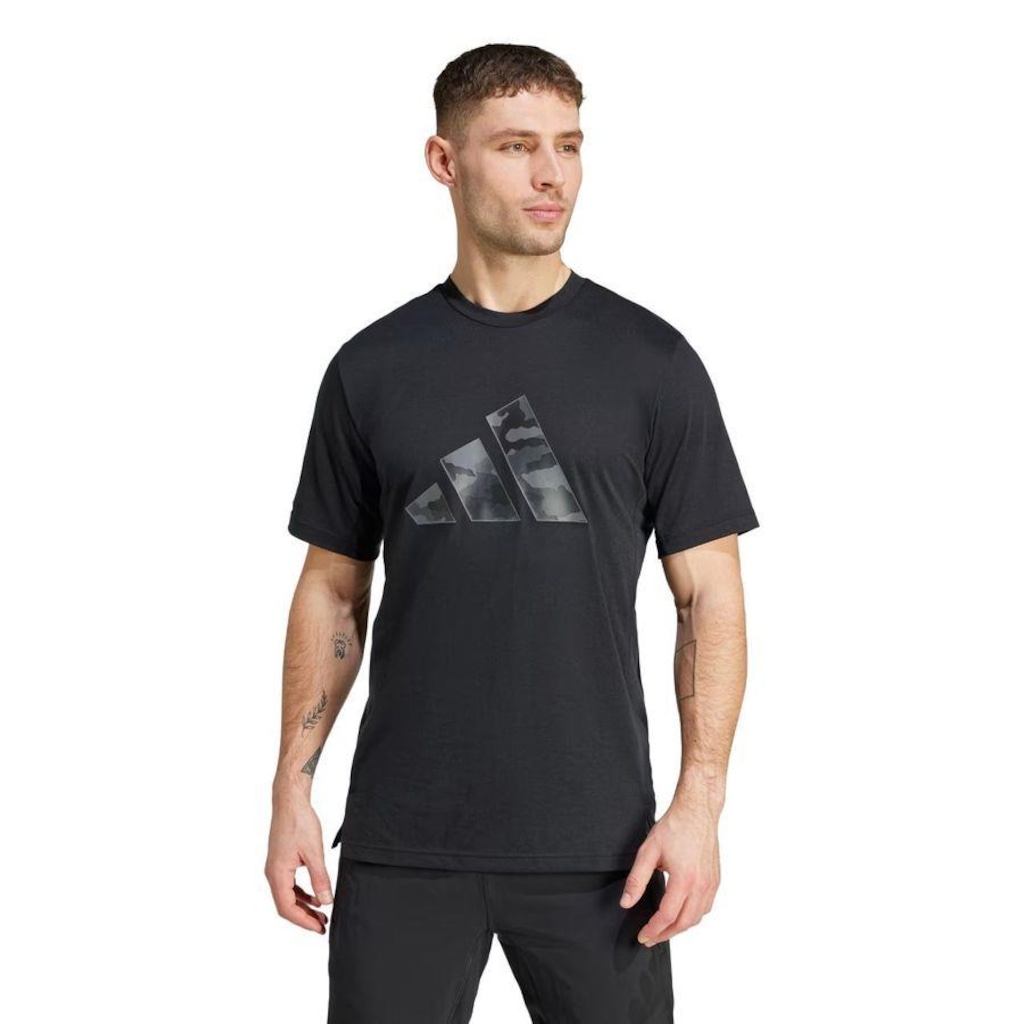 Imagem 2 do produto Camiseta adidas M/C Logo Camuflada - Masculina