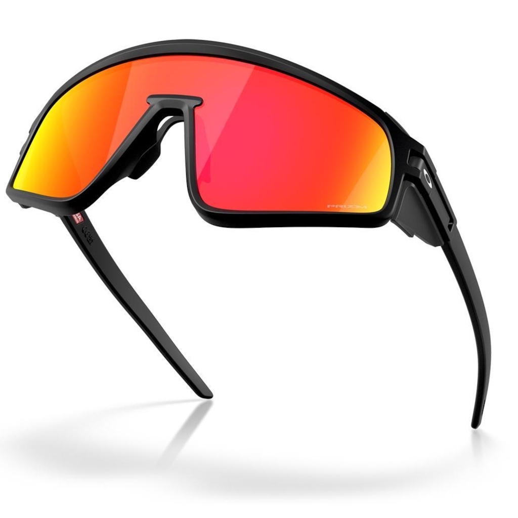 Imagem 5 do produto Óculos de Sol Unissex Oakley Latch Panel Matte Black Prizm Ruby