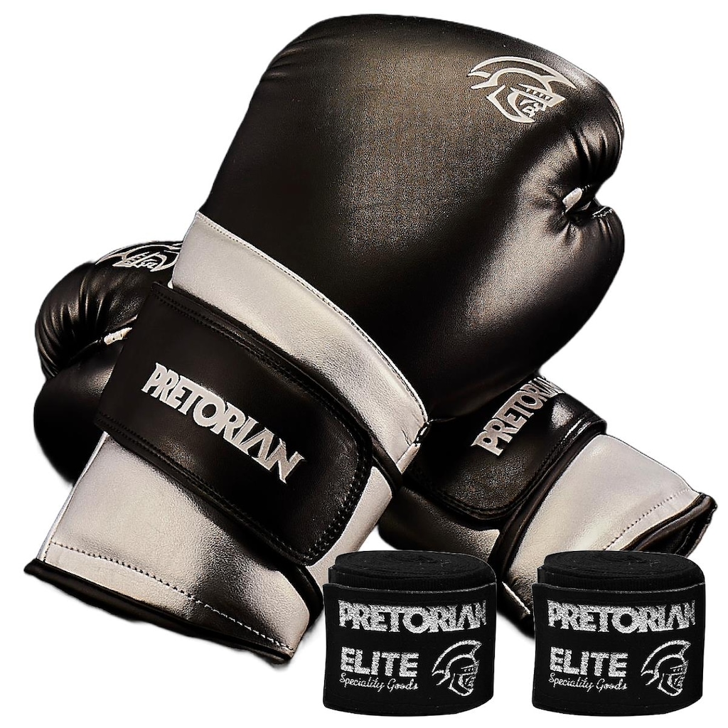 Imagem 4 do produto Kit Luva de Boxe e Muay Thai Elite Pretorian
