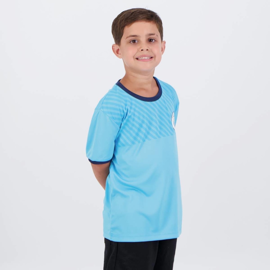 Imagem 2 do produto Camisa Manchester City Maine Infantil Azul