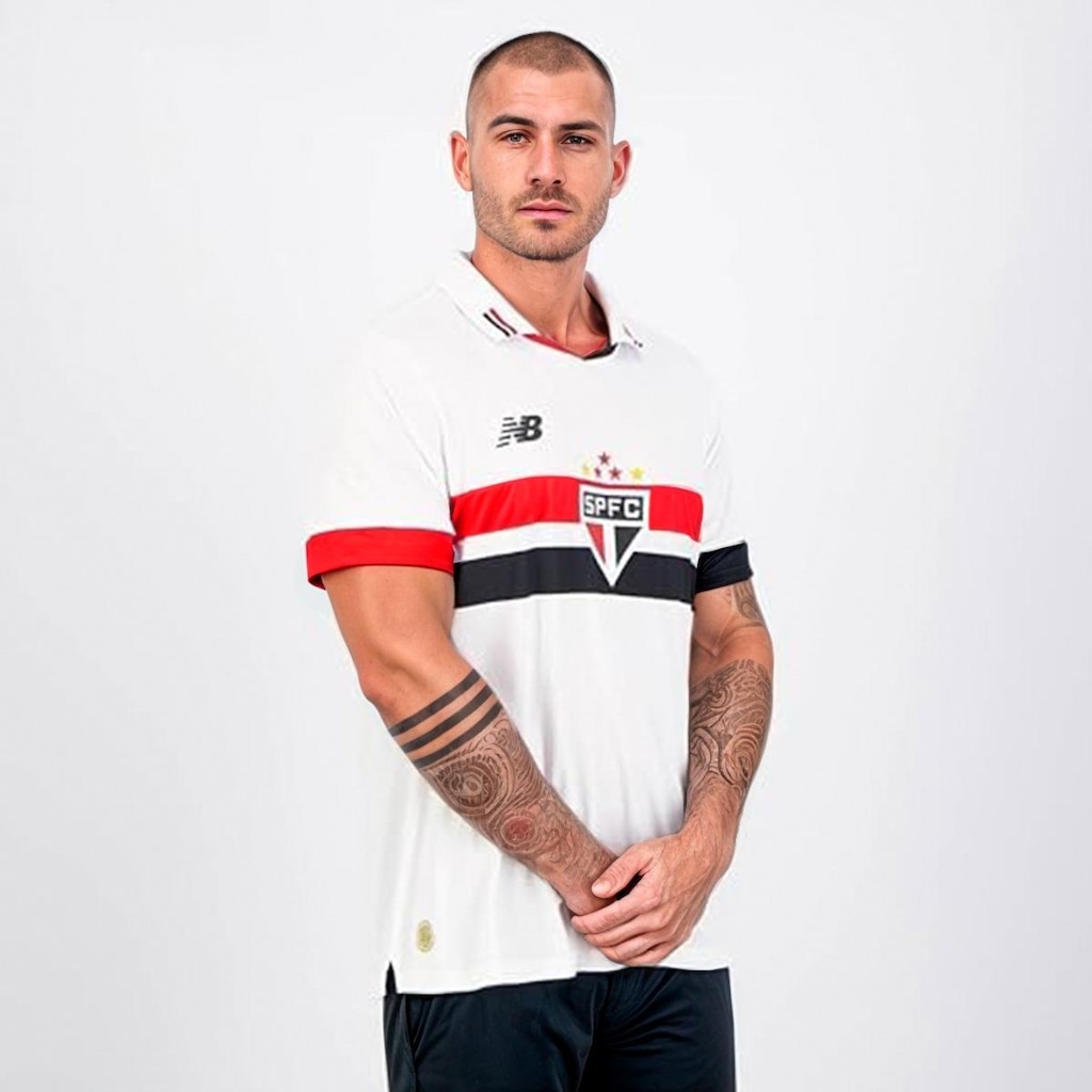 Imagem 2 do produto Camiseta do São Paulo 2024 New Balance Spfc - Masculina