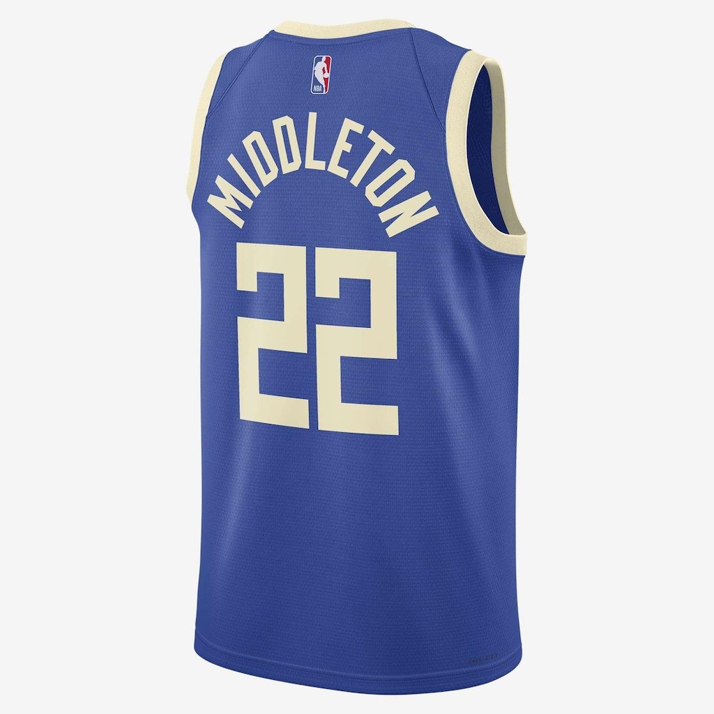 Imagem 2 do produto Camiseta Regata Nike Milwaukee Bucks City Edition 2024/25 Masculina