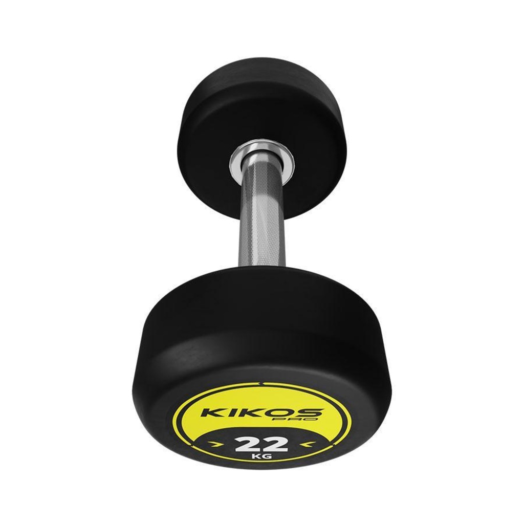 Imagem 4 do produto Dumbbell Rubber Kikos Pro 22Kg