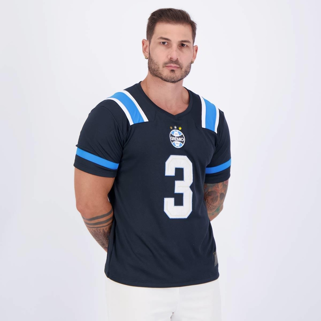 Imagem 2 do produto Camisa Grêmio Futebol Americano Preta