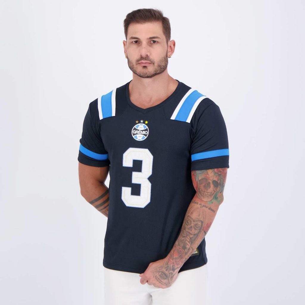 Imagem 3 do produto Camisa Grêmio Futebol Americano Preta