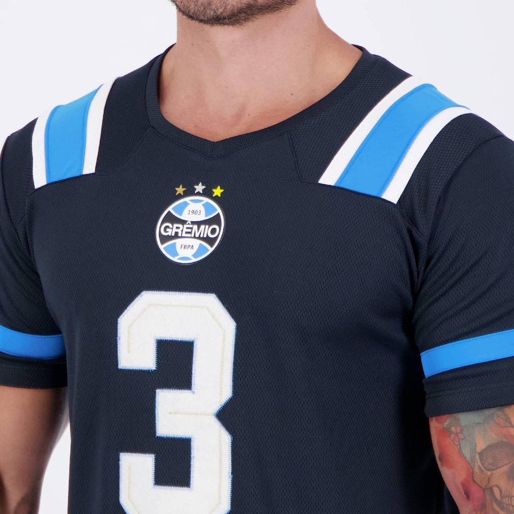 Imagem 5 do produto Camisa Grêmio Futebol Americano Preta
