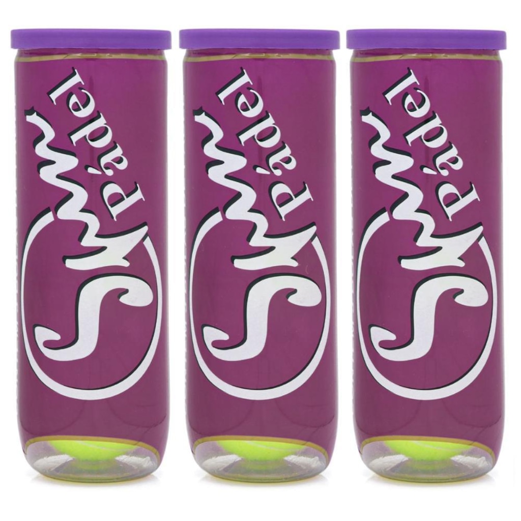 Imagem 1 do produto Bola de Padel Spin Extra Pack com 03 Tubos