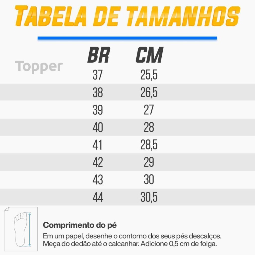 Imagem 4 do produto Chuteira Futsal Topper Forza Iii - Adulto