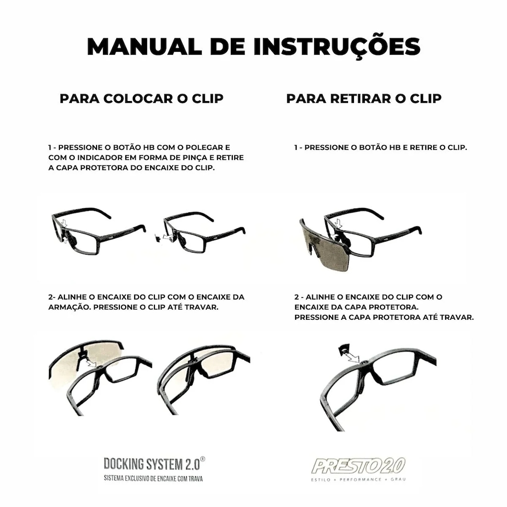 Imagem 5 do produto Óculos De Sol Esportivo Hb Presto 2.0 Graphene Black 3 Em 1