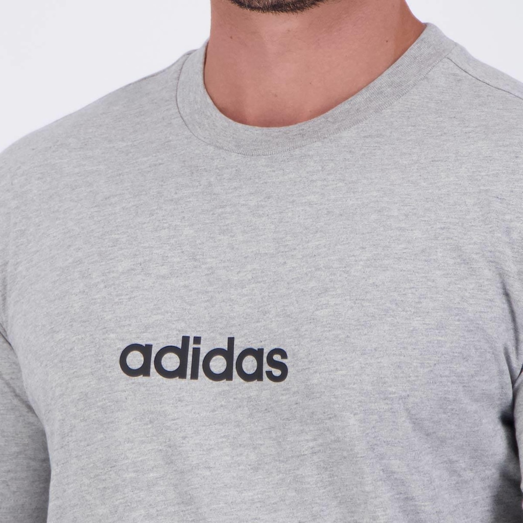 Imagem 5 do produto Camiseta Adidas Small Logo Linear Cinza