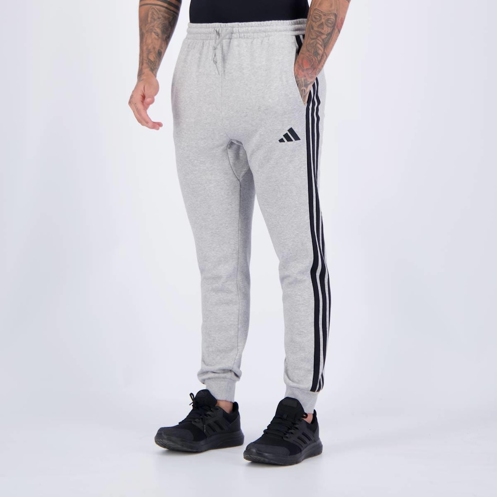 Imagem 3 do produto Calça Adidas French Terry 3 Stripes - Masculina