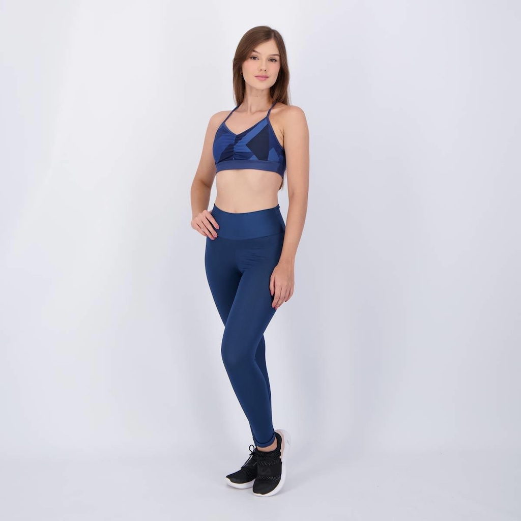 Imagem 3 do produto Conjunto Calça Legging e Top Area Azul Marinho