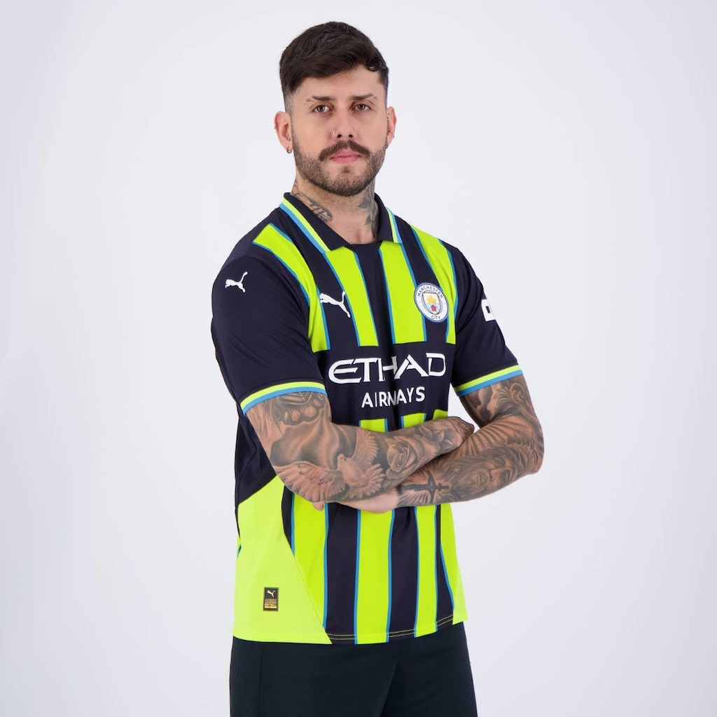 Imagem 2 do produto Camisa Manchester City Away 2025 Puma Masculina