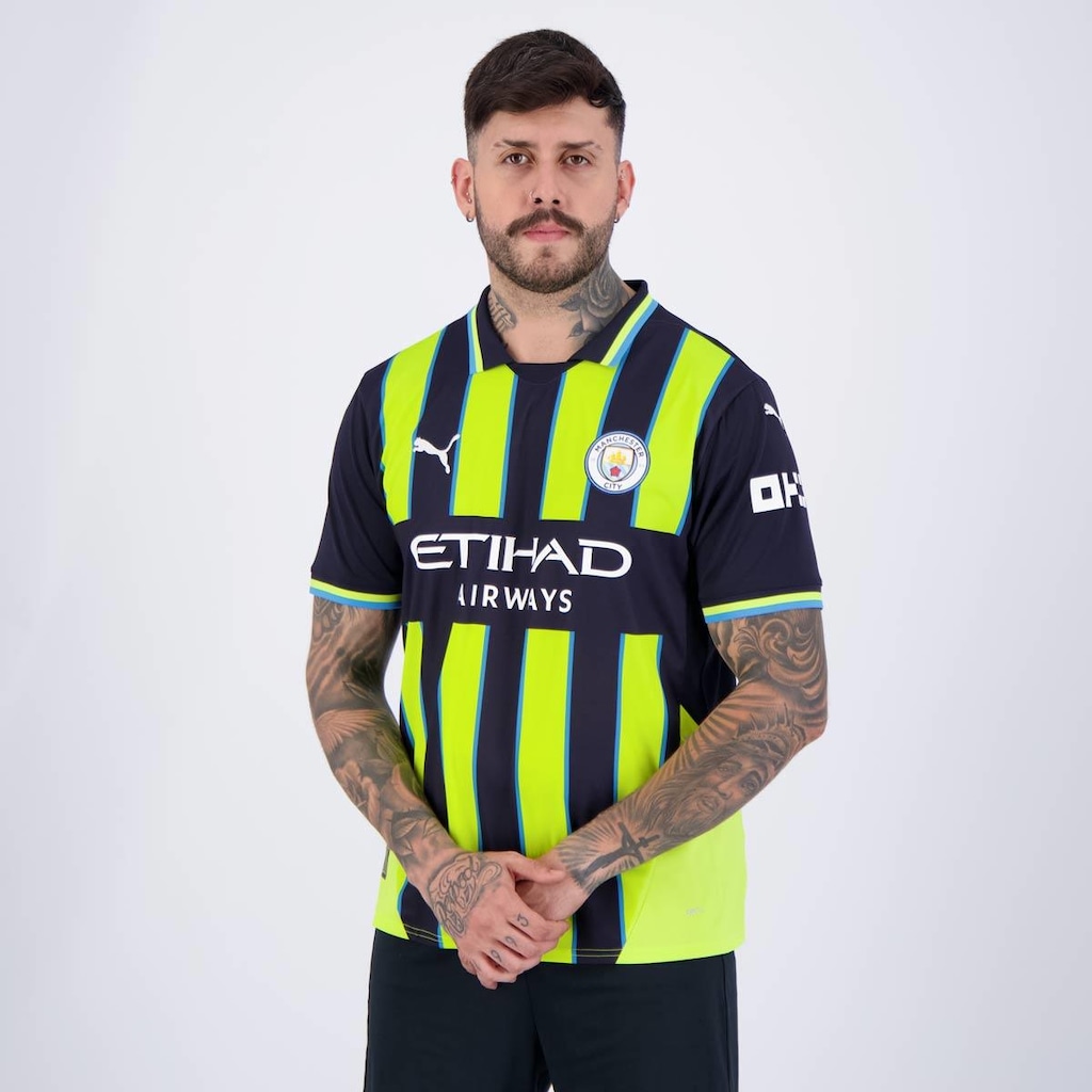 Imagem 3 do produto Camisa Manchester City Away 2025 Puma Masculina