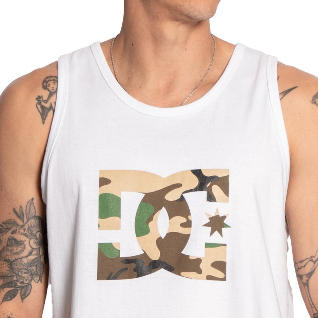 Imagem 3 do produto Camiseta Regata Dc Shoes Classic Camo Star Fill - Masculina