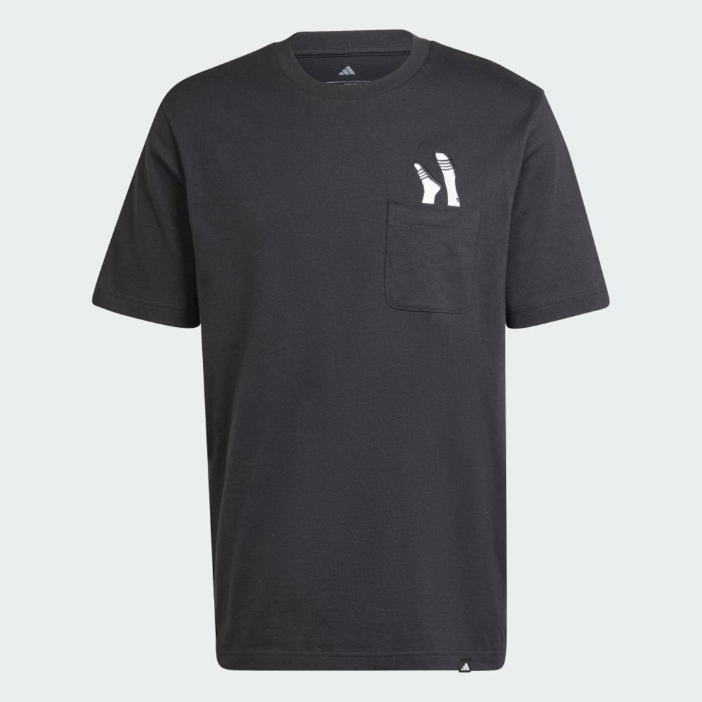 Imagem 2 do produto Camiseta adidas Estampada Bolso Lounge Slides - Masculina