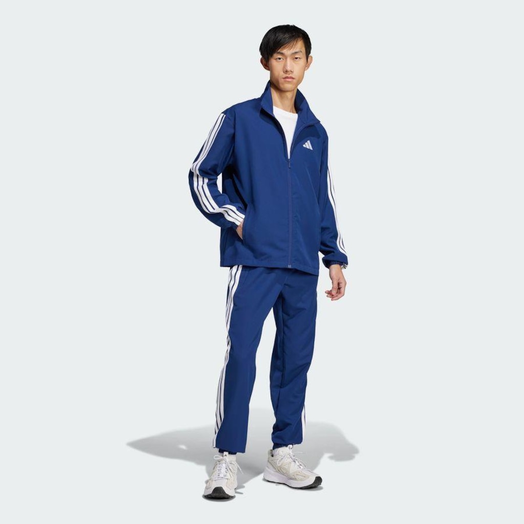 Imagem 5 do produto Agasalho adidas Malha Sportswear Basic Três Listras - Masculino