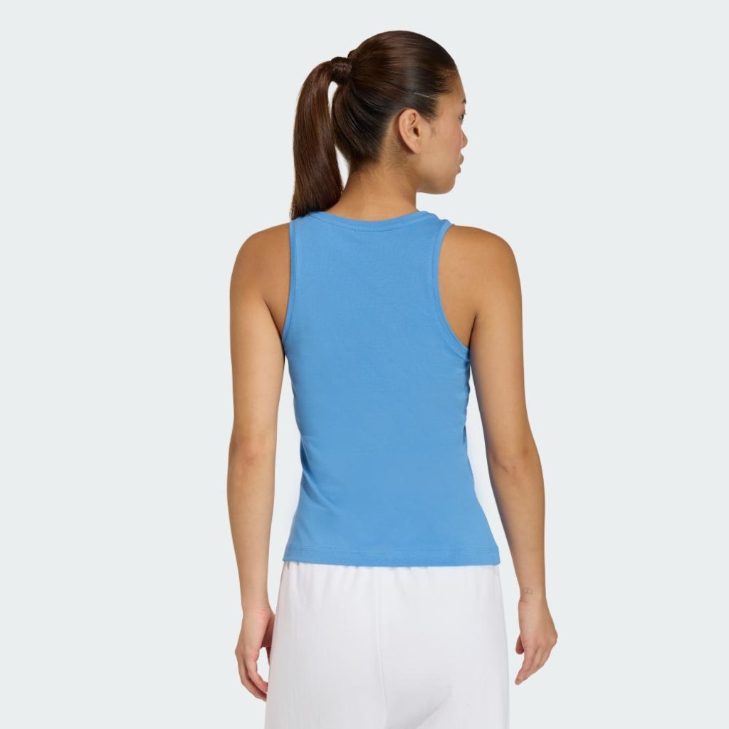 Imagem 3 do produto Camiseta Regata adidas Algodão Essentials Linear Slim - Feminina