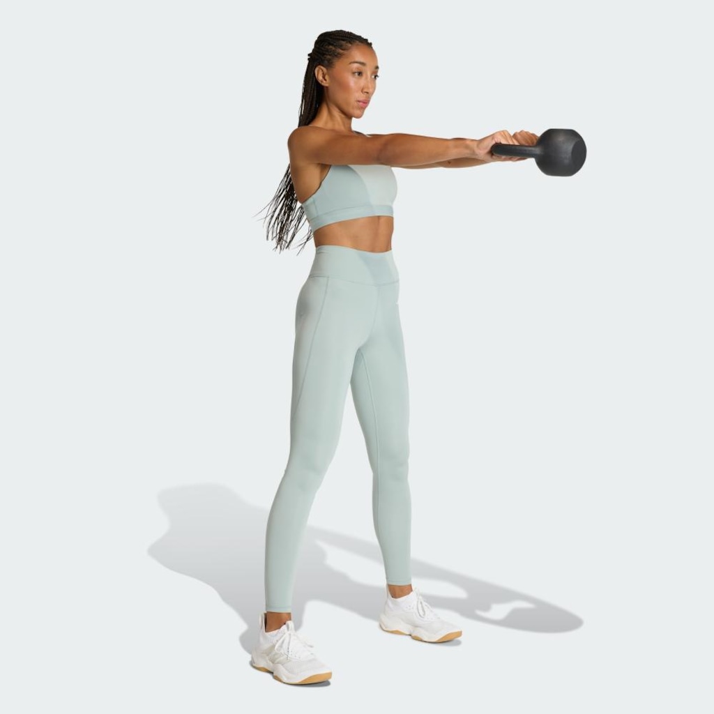 Imagem 4 do produto Legging Optime Essentials Stash Pocket Full-Length - adidas - Mulher