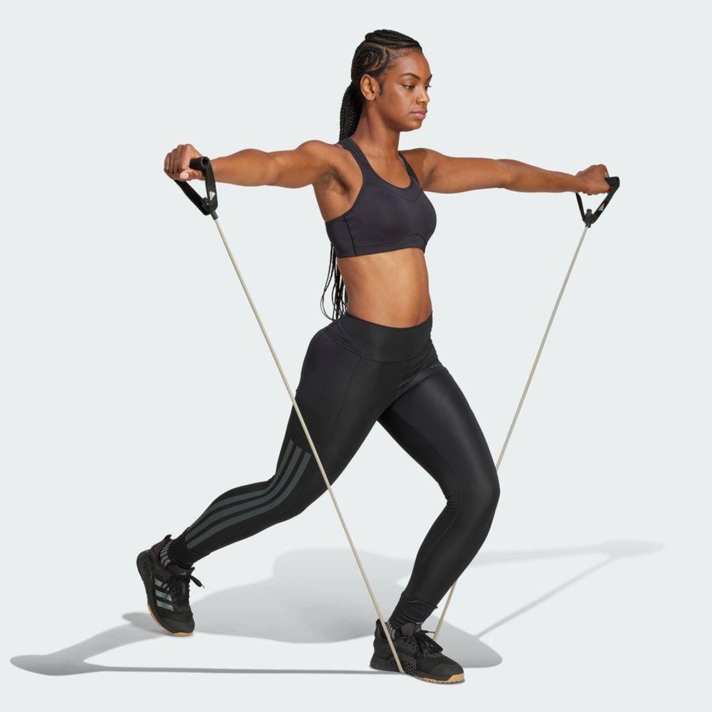 Imagem 5 do produto Legging adidas Optime Três Listras Full-Length - Feminina