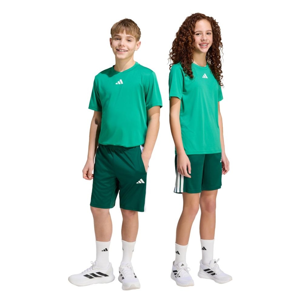 Imagem 1 do produto Conjunto Camiseta adidas Train Essentials Três Listras Infantil