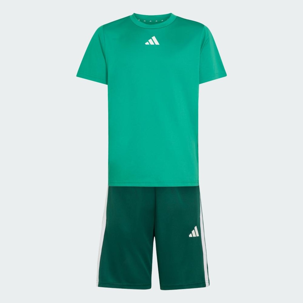 Imagem 2 do produto Conjunto Camiseta adidas Train Essentials Três Listras Infantil