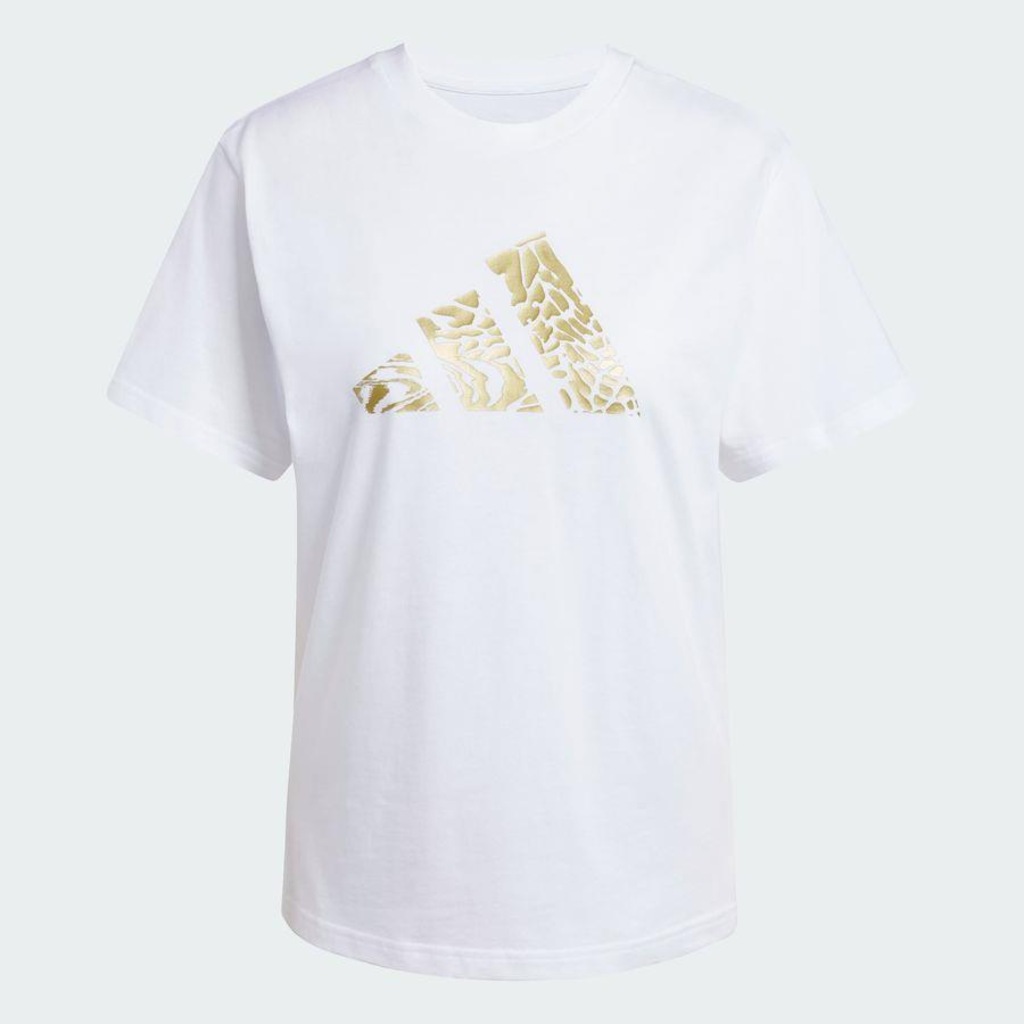 Imagem 3 do produto Camiseta Estampada Tech Metallic adidas - Feminina