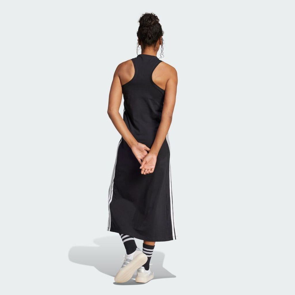 Imagem 4 do produto Vestido adidas Costas Nadador Longo Essentials Três Listras - Feminino