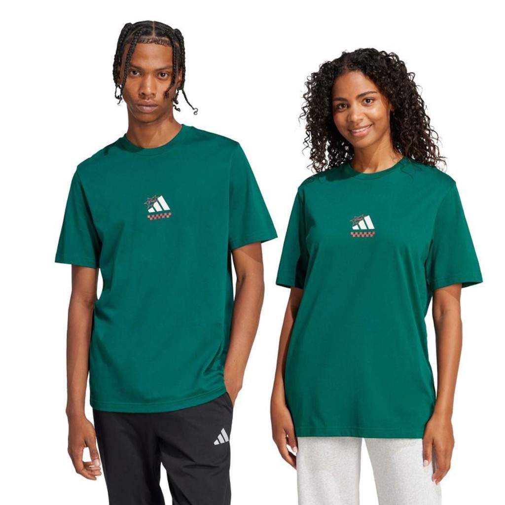 Imagem 3 do produto Camiseta adidas Estampada Lounge Pizza - Unissex