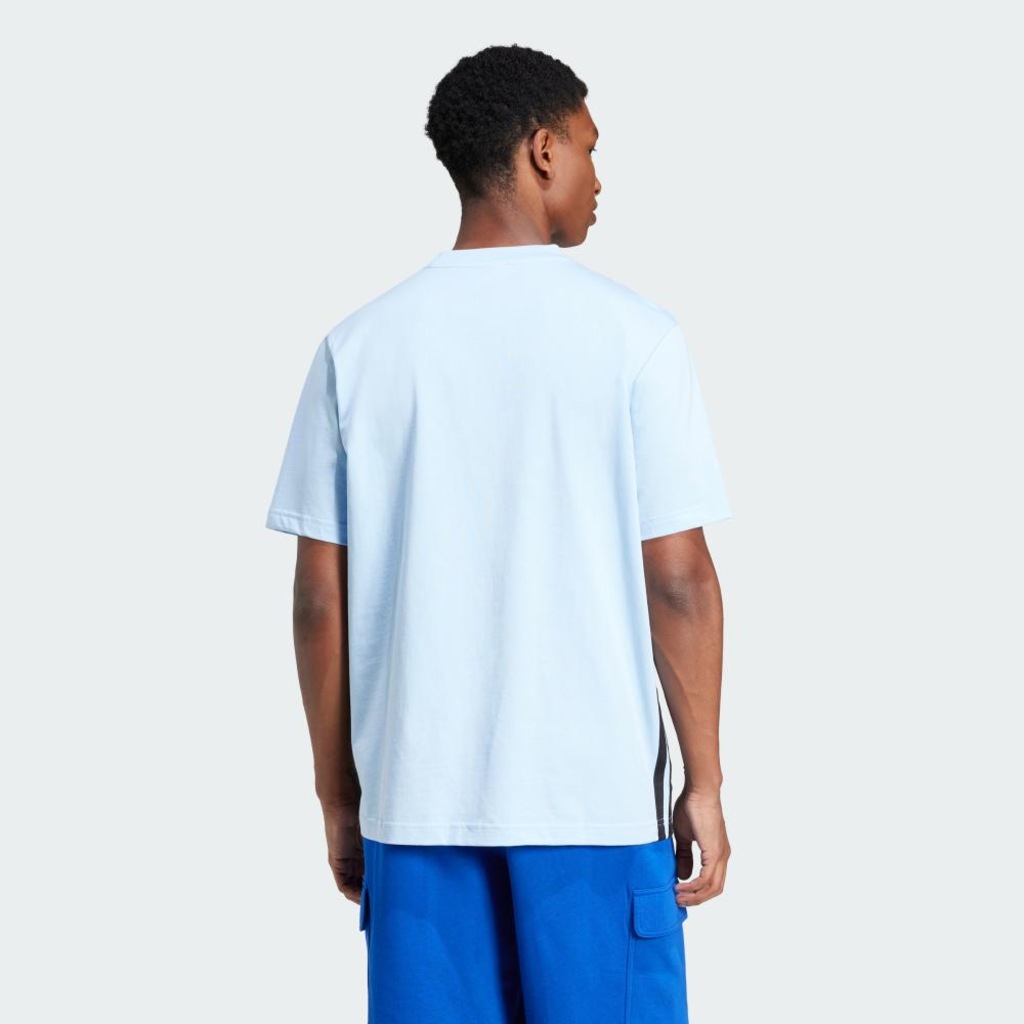 Imagem 3 do produto Camiseta adidas Malha Simples Essentials Três Listras - Masculina