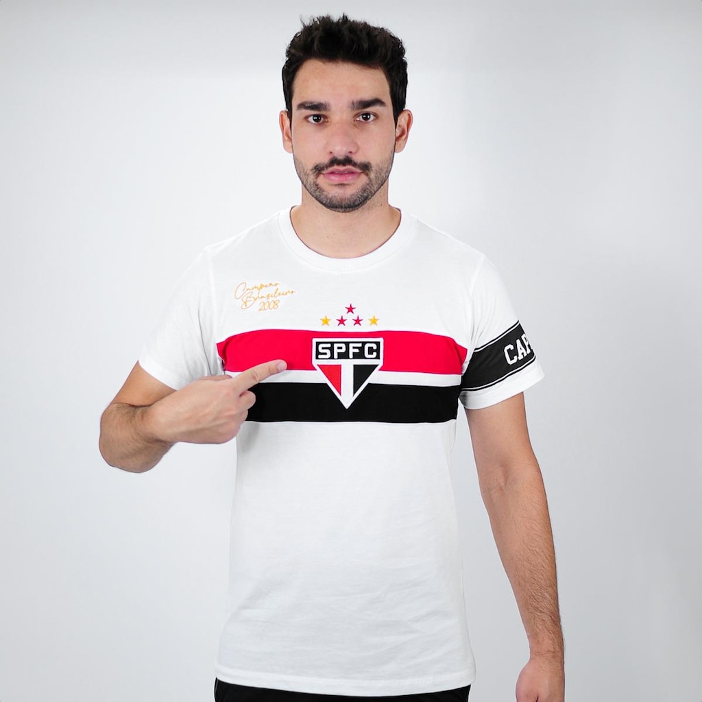 Imagem 2 do produto Camiseta do São Paulo Retrômania Capitão 2008 - Masculina