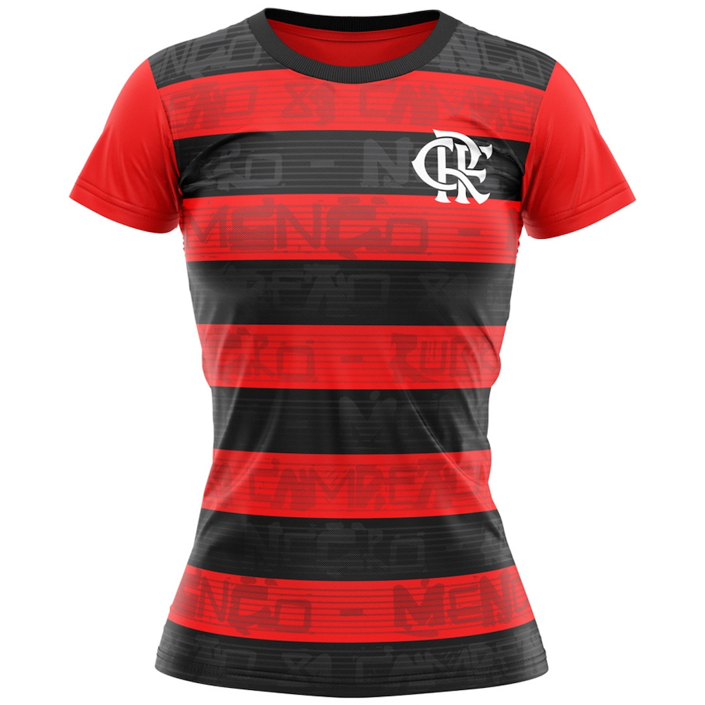Imagem 2 do produto Kit Flamengo Oficial Braziline Baby Look Shout + Baby Look Approval - Feminino
