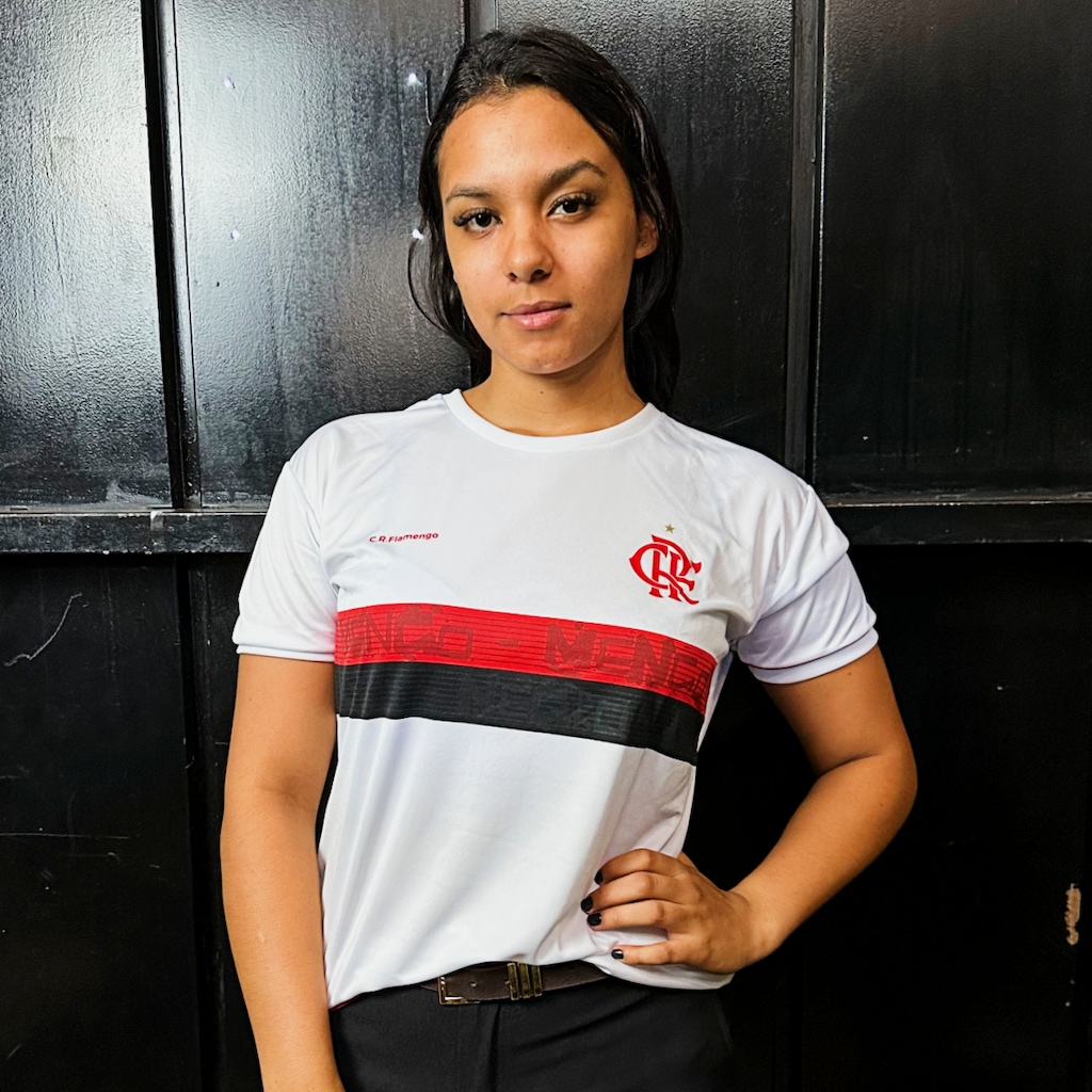 Imagem 4 do produto Kit Flamengo Oficial Braziline Baby Look Shout + Baby Look Approval - Feminino
