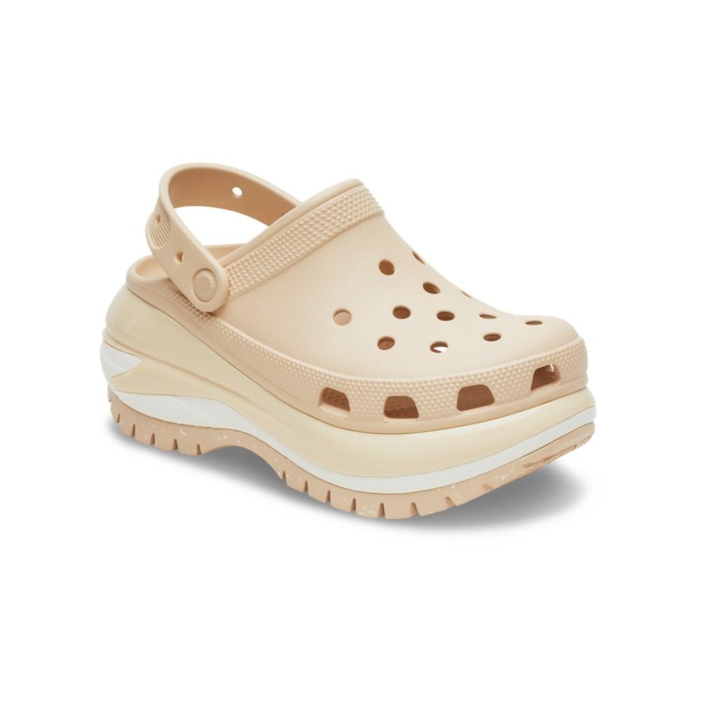 Imagem 2 do produto Sandália crocs classic mega crush clog shitake - Feminino