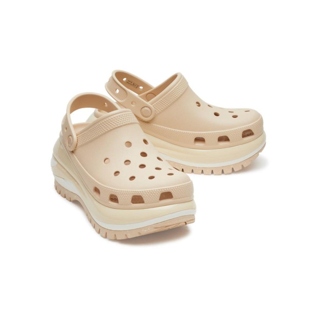 Imagem 4 do produto Sandália crocs classic mega crush clog shitake - Feminino