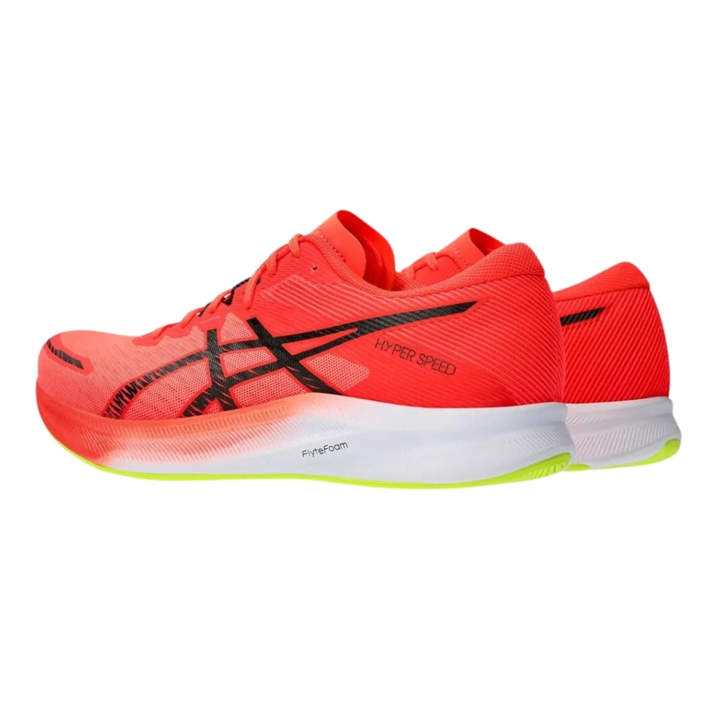 Imagem 3 do produto Tênis Asics Hyper Speed 3 Corrida Coral e Preto - Masculino