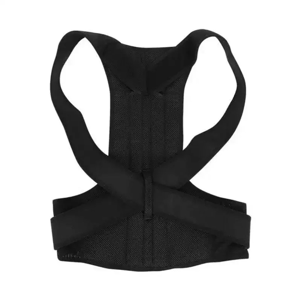 Imagem 2 do produto Colete Cinta Corretor Postural DK Suporte Magnético Imã Duplo Ajustável