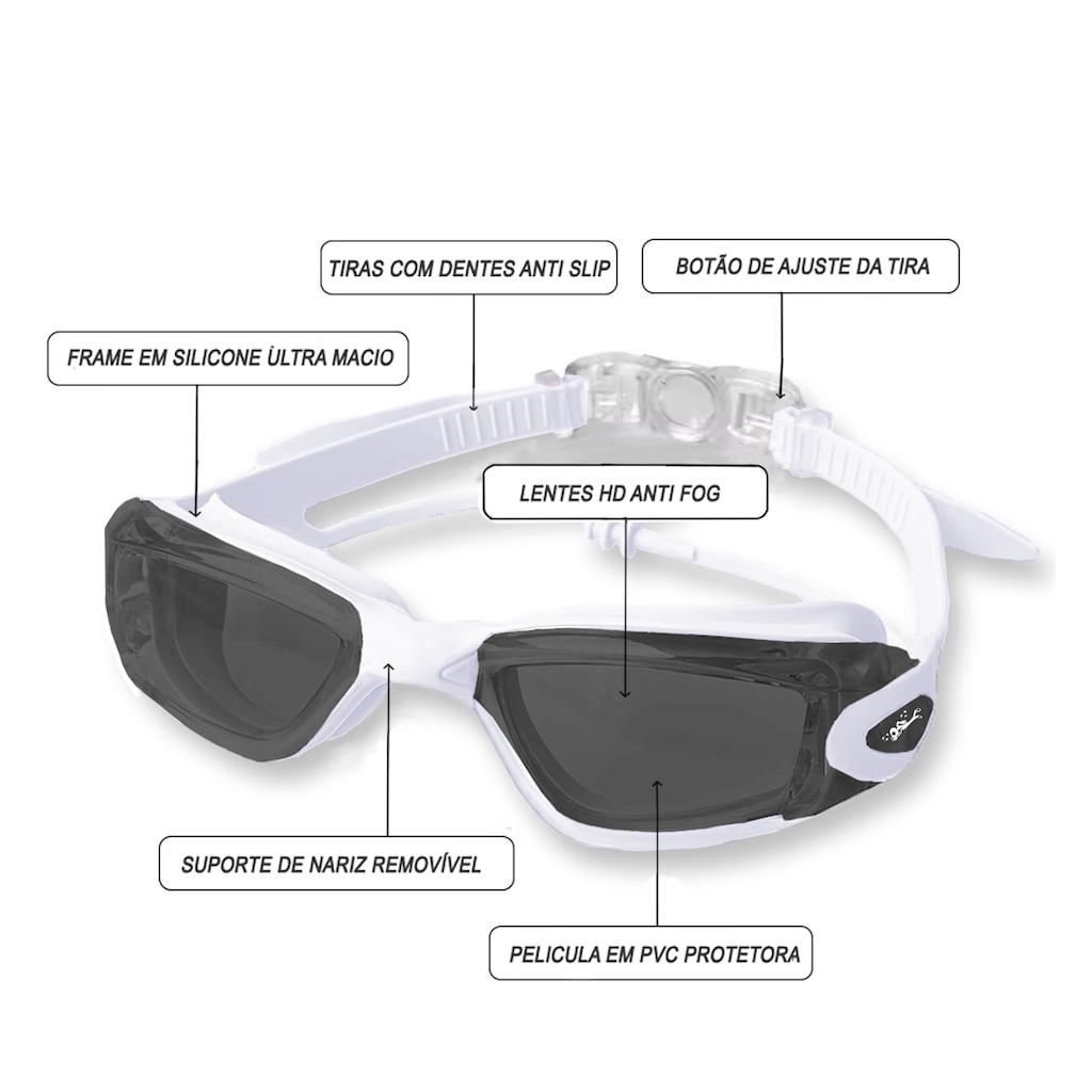 Imagem 3 do produto Oculos De Natação Gold Sports Legend V - High Definition