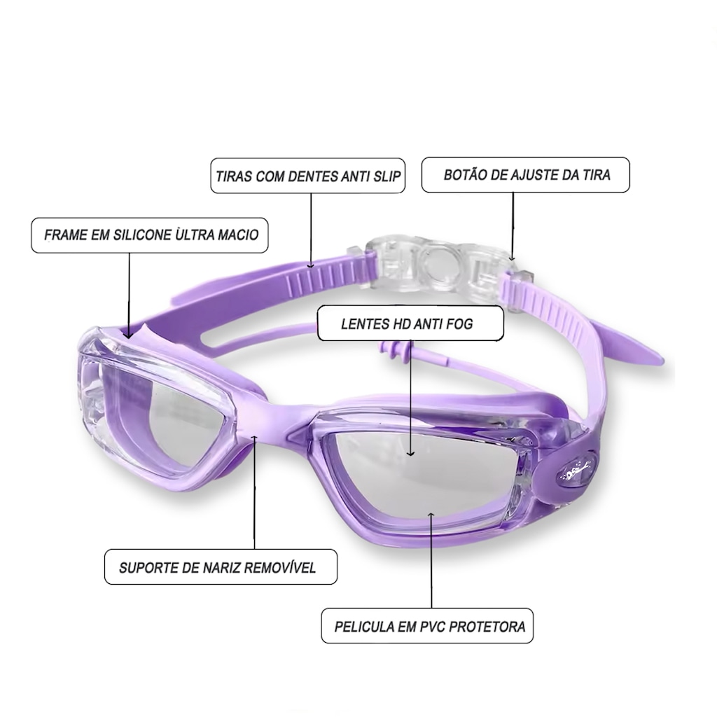Imagem 2 do produto Oculos De Natação Gold Sports Legend V - High Definition