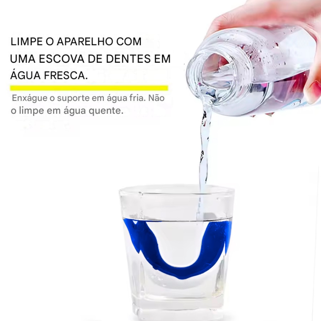 Imagem 3 do produto Protetor Bucal Gold Sports Slim Fit em EVA