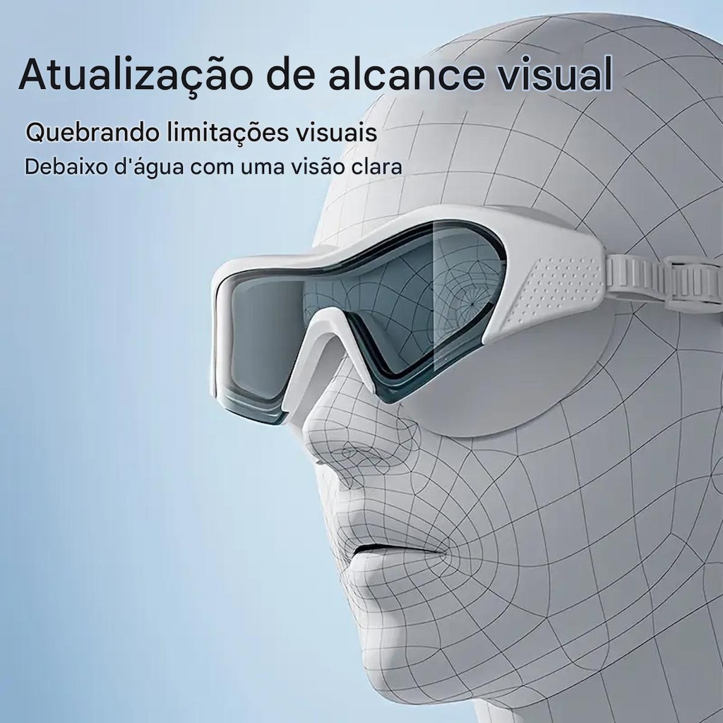 Imagem 2 do produto Mascara De Natação Gold Sports Space 10.0 High Definition - Adulto