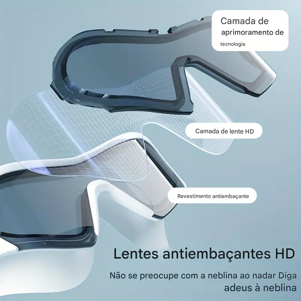 Imagem 3 do produto Mascara De Natação Gold Sports Space 10.0 High Definition - Adulto
