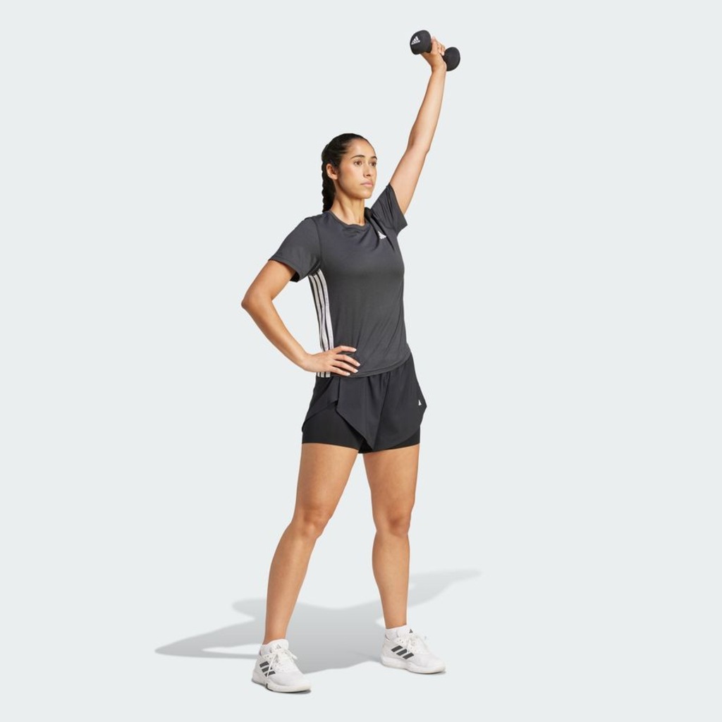 Imagem 5 do produto Camiseta Treino adidas Essentials 3-Stripes - Feminina