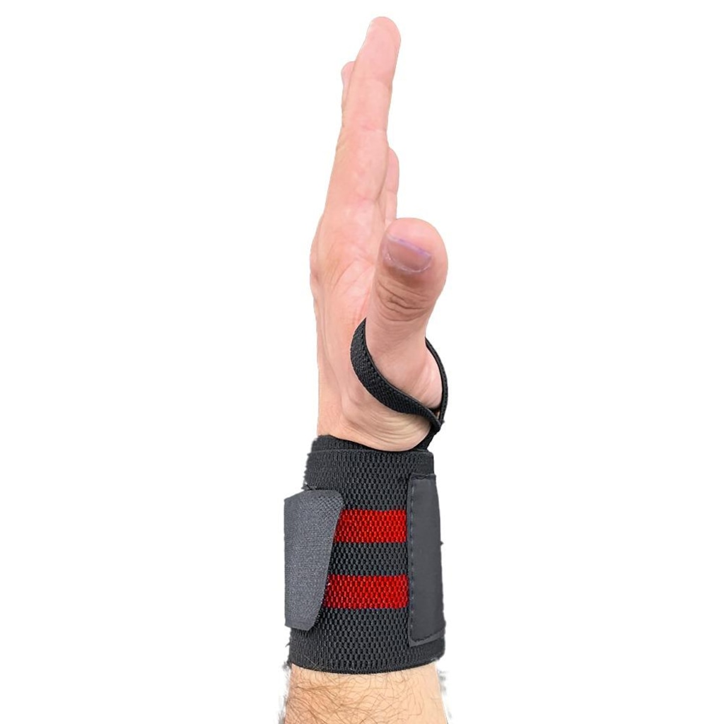 Imagem 3 do produto Munhequeira Art In'Force Elástica Larga Treino Funcional Academia E Musculação