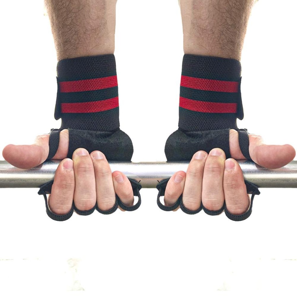 Imagem 5 do produto Munhequeira Art In'Force Com Protetor De Palma Em Couro Treino Funcional Academia Musculação