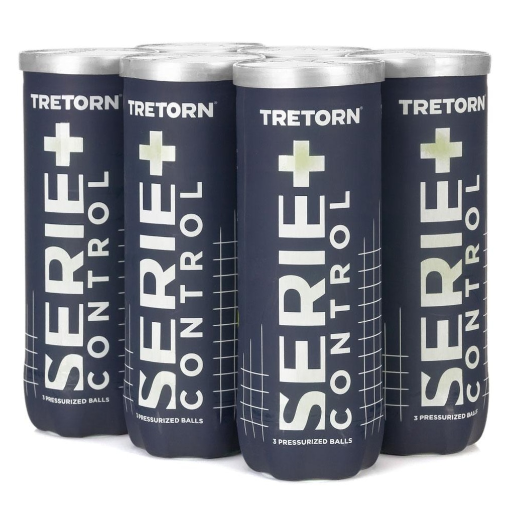 Imagem 2 do produto Bola de Tênis Tretorn Serie+ Control Pack com 6 tubos