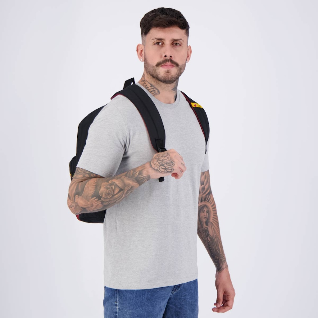 Imagem 2 do produto Mochila NBA Legend Miami Heat Preta - Unissex