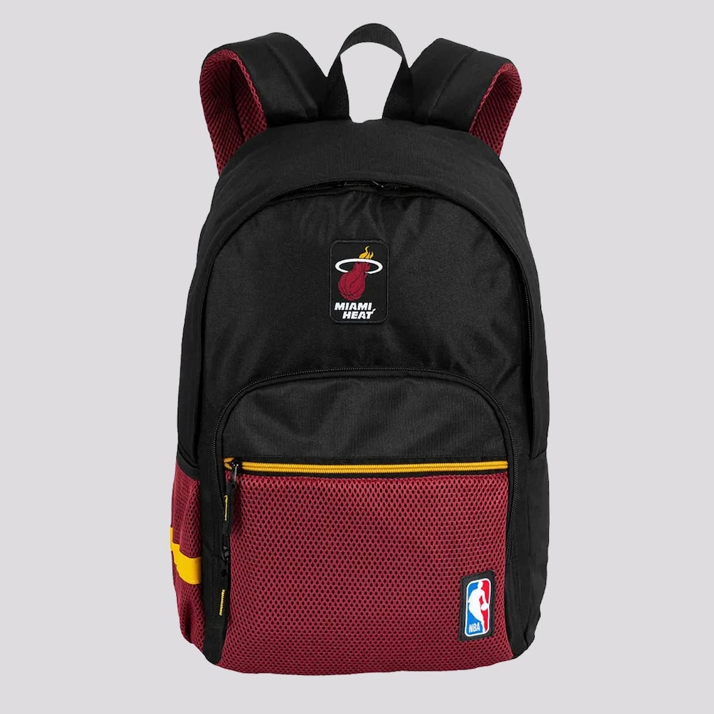 Imagem 5 do produto Mochila NBA Legend Miami Heat Preta - Unissex