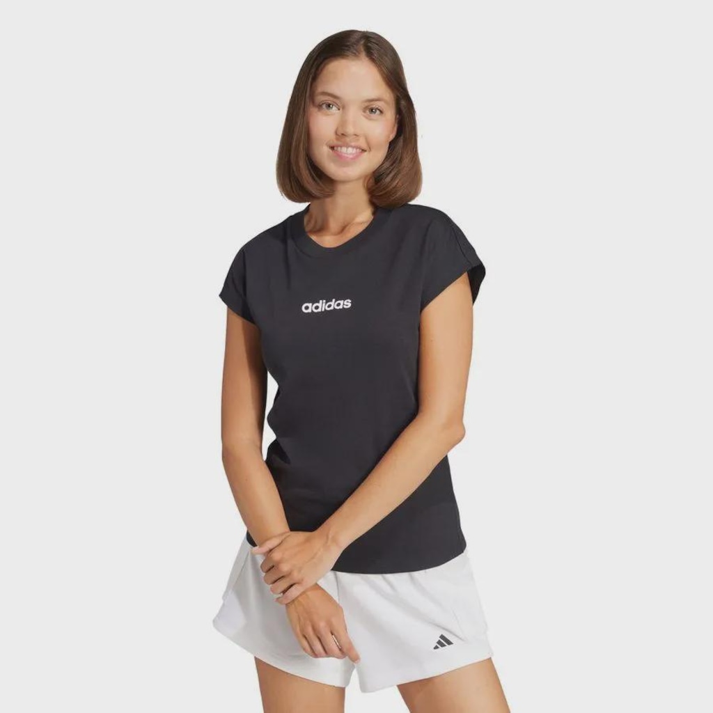 Imagem 2 do produto Camiseta Algodão adidas Essentials Linear - Feminina